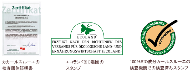 カールスルーエの検査機関での検査済み